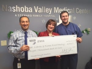 Nashoba Valley Medical Center hunger run $8000